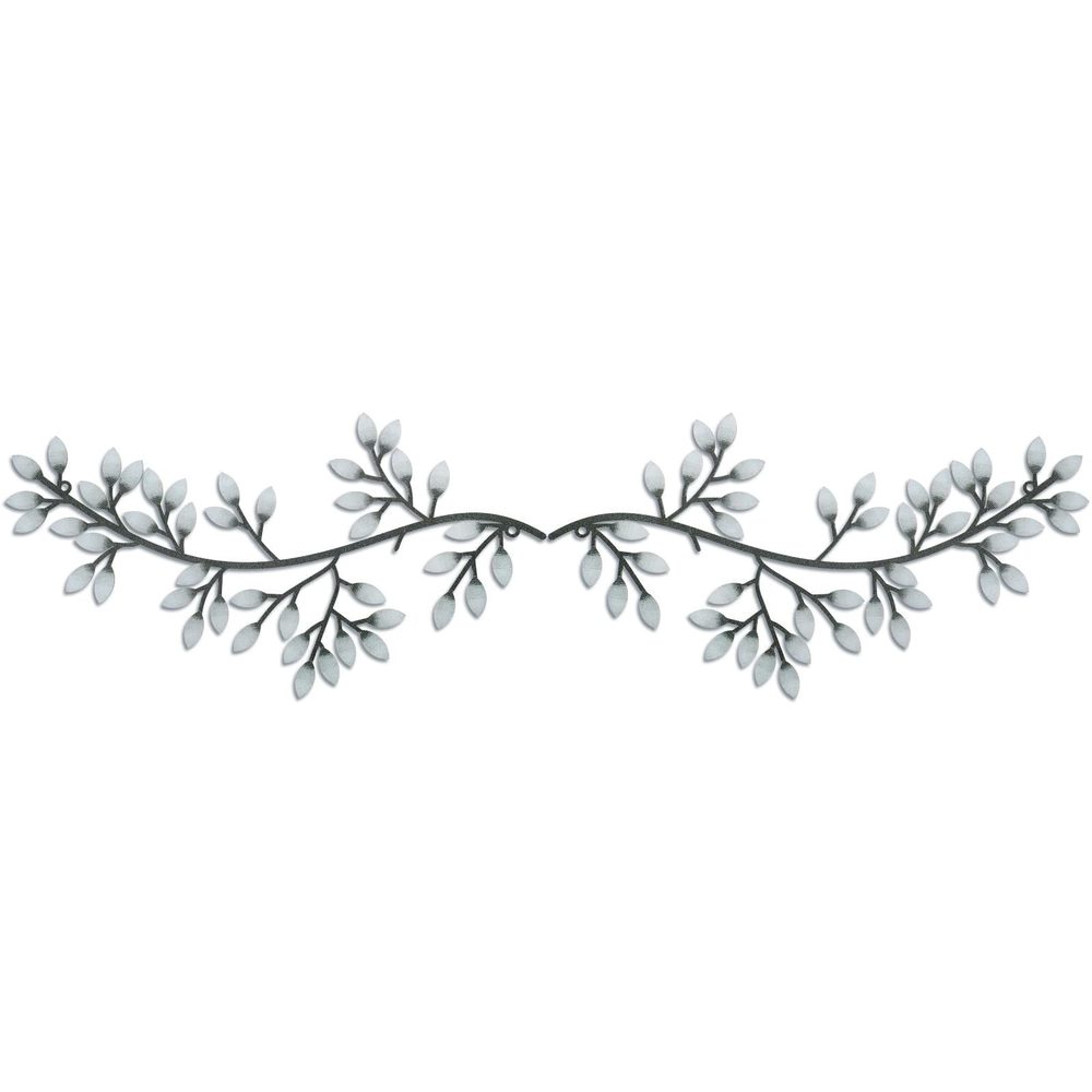 2 Pieces Metal Tree Leaf Wall Decor Vine Olive Branch Leaf Wall Art Wrought🐯